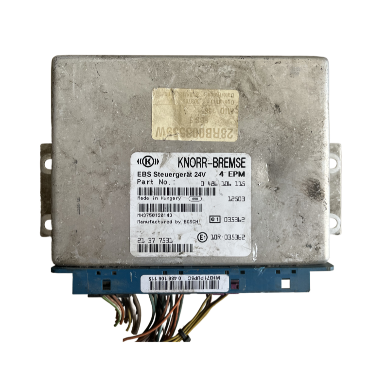 0486106115 Second Hand 24V KNORR-BREMSE Electronic Braking System EBS