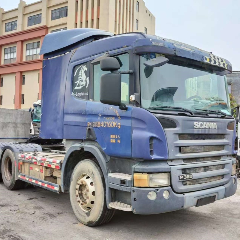 High Quality Tractor Truck of SCANIA P380 6x2 Blue 2009 Manual Tow Tractor