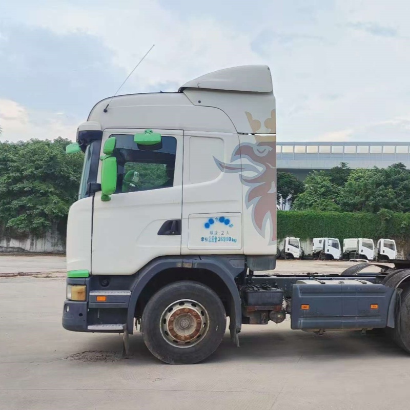 High Performance SCANIA G440 6x2 White Green Adequate stock available Used Tractor Truck
