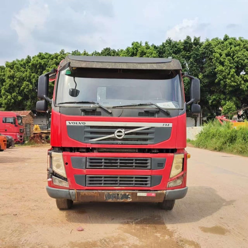 Second hand Tractor Truck for VOLVO Red FM440 6x2 2012 Lowest Price Diesel Truck