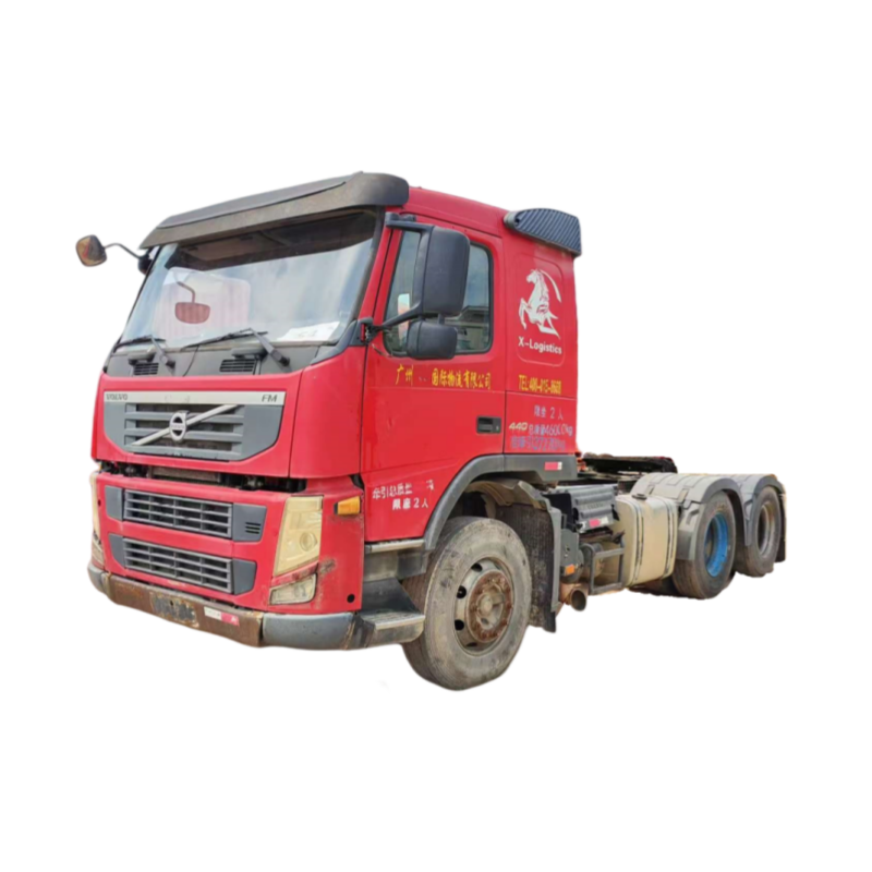 High Performance VOLVO FM440 6x2 Red 2012 Used Diedel Tractor Truck