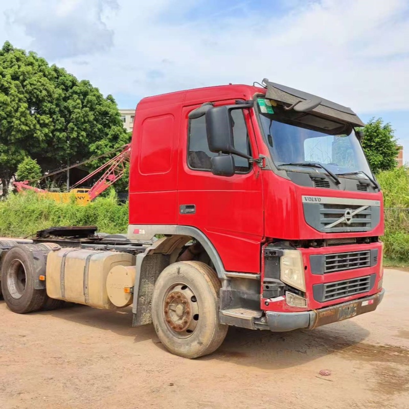 Second hand Tractor Truck for VOLVO Red FM440 6x2 2012 Lowest Price Diesel Truck