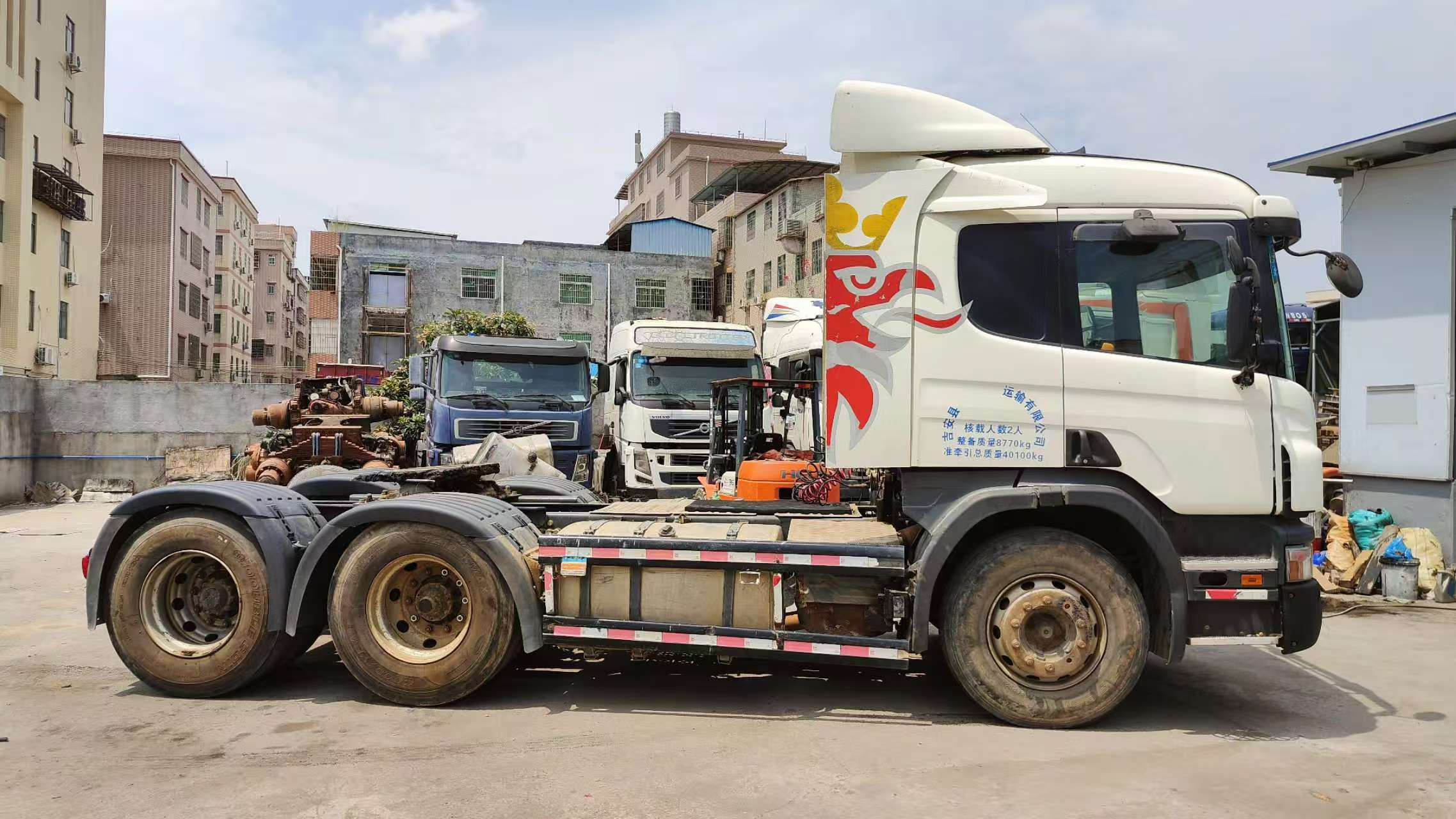 No.8 High Quality SCANIA P380 6x2 Tractor Truck Second Hand Heavy duty Truck