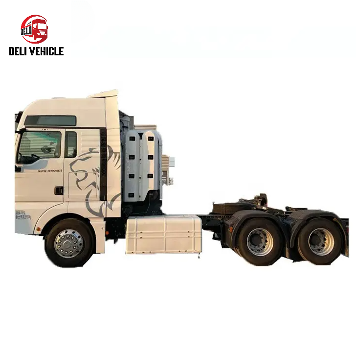 Used 380hp 6x4 10 Wheels Truck for Sitrak C7H Used Tractor Head Truck