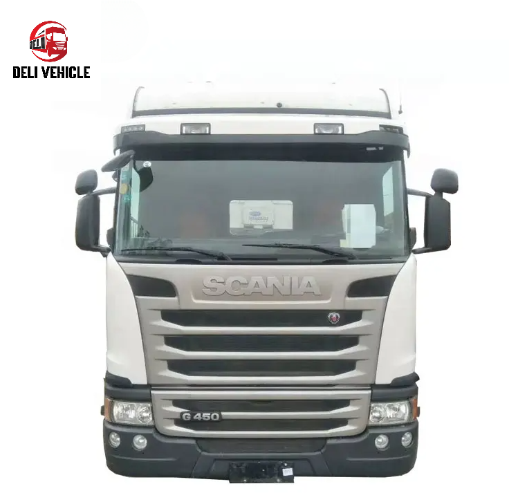 Used 6x2 Truck For SCANIA G450 Used Trailer Truck For Auto Parts For sale