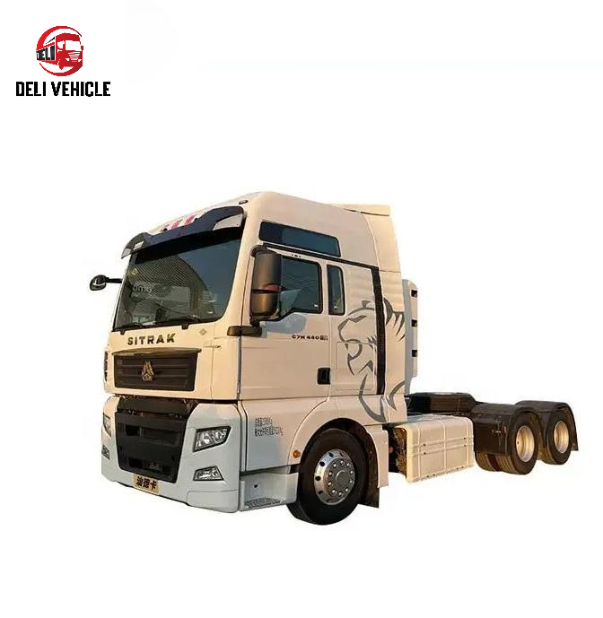 Used 380hp 6x4 10 Wheels Truck for Sitrak C7H used Tractor Head Truck