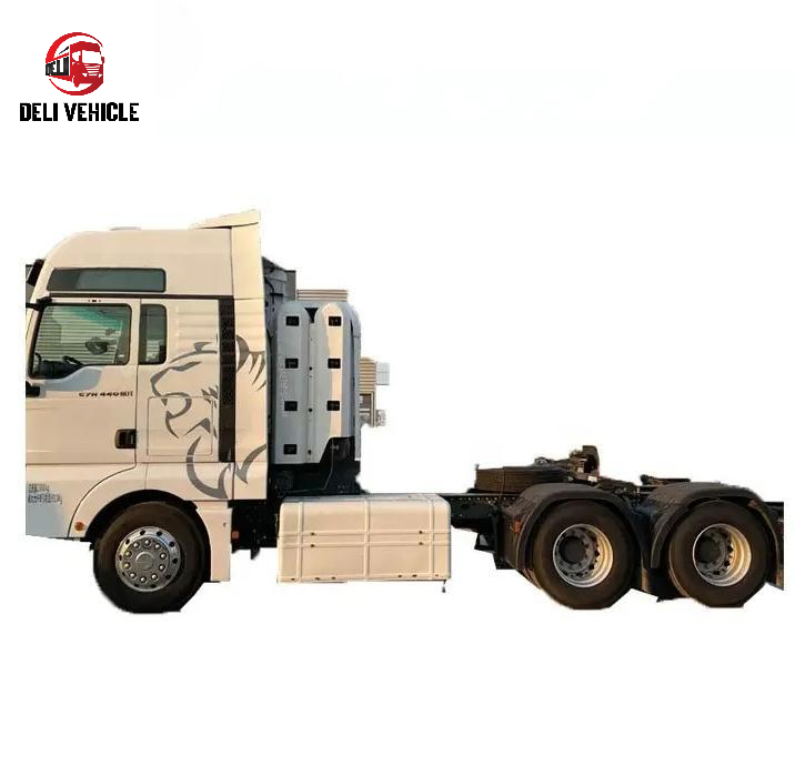 Used 380hp 6x4 10 Wheels Truck for Sitrak C7H used Tractor Head Truck