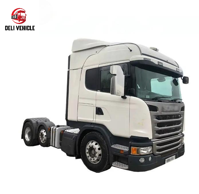 Second hand 6x2 360HP Truck for SCANIA P124 Used Trailer Truck