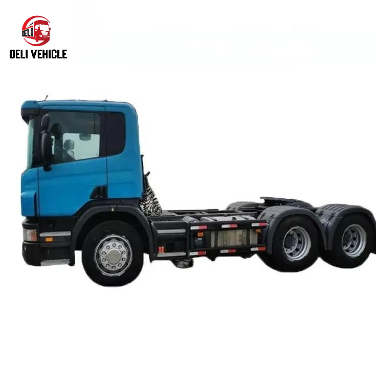 LHD diesel 351-450HP 6X4 for scania brand Used Trailer Truck For Sale