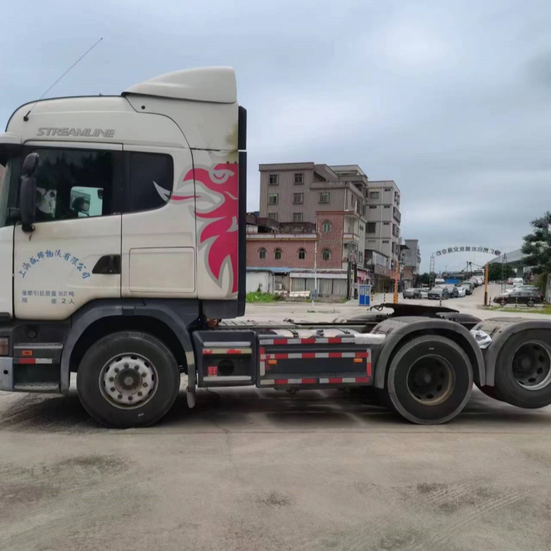 High Quality SCANIA G440 White Diesel Tractor Truck Used 6x2 Tow Tractor
