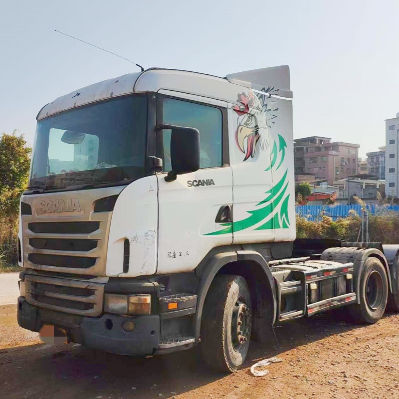 No.17 High performance SCANIA G420 6x2 White Second Hand Heavy Cargo Tow Truck