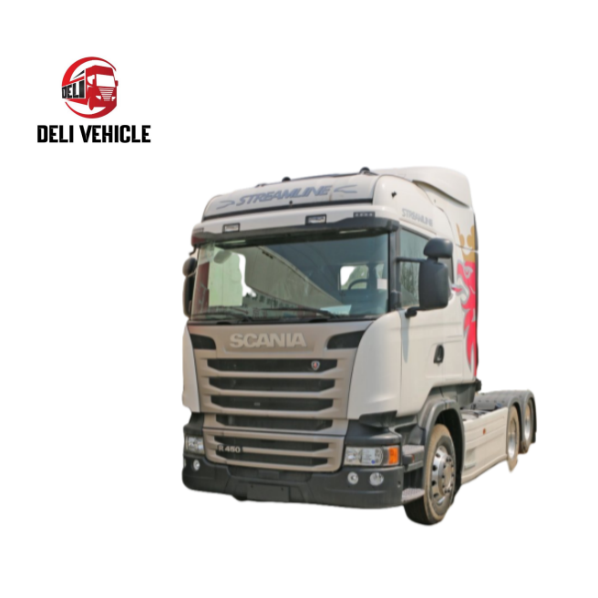 Second hand SCANIA R450 6x2 Truck Best Price Heavy Cargo Tow Truck Adequate stock available