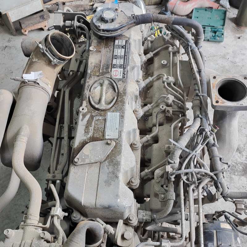 Second hand HINO P11C-UJ Diesel 6 cylinder Engine Heavy Truck Dump Truck Tractor