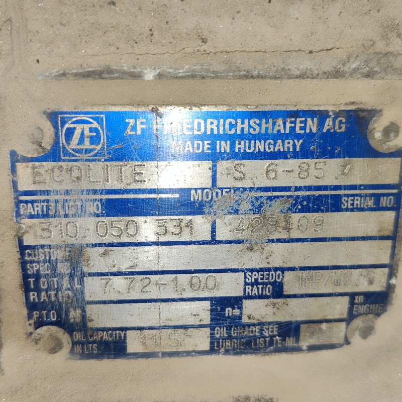 Second Hand Gearbox ZF S6-85 Gearbox Good Condition Tranmission Assembly