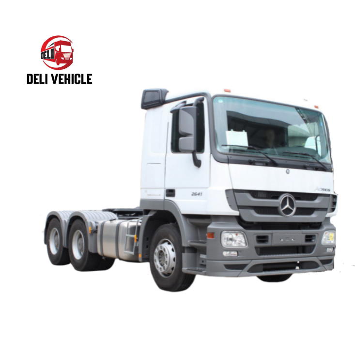 Used Tractor truck Mercedes Benz 2641 6X2 white Good Condition Heavy Duty Truck