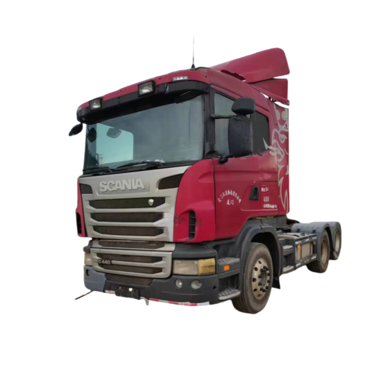 Used SCANIA G440 6x2 Red Diesel Tractor Truck Best Price Manual Tow Tractor
