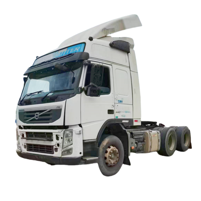 Used VOLVO FM440 6x2 White 2012 Tractor Truck High performance Tow Tractor