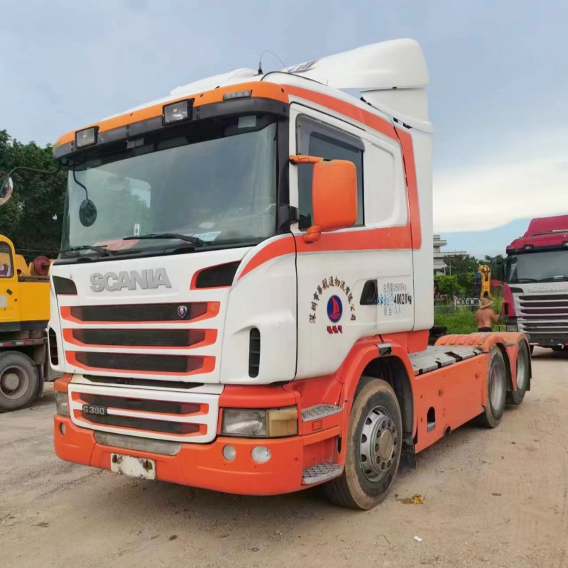 Used 6x2 Tractor Truck For Scania Truck G380 In Good condition