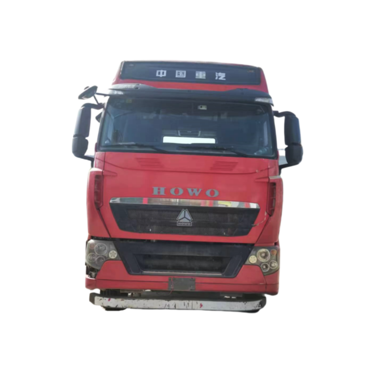 Used Tractor HOWO 2018 Red 6x4 High Performance Heavy Cargo Tow Truck