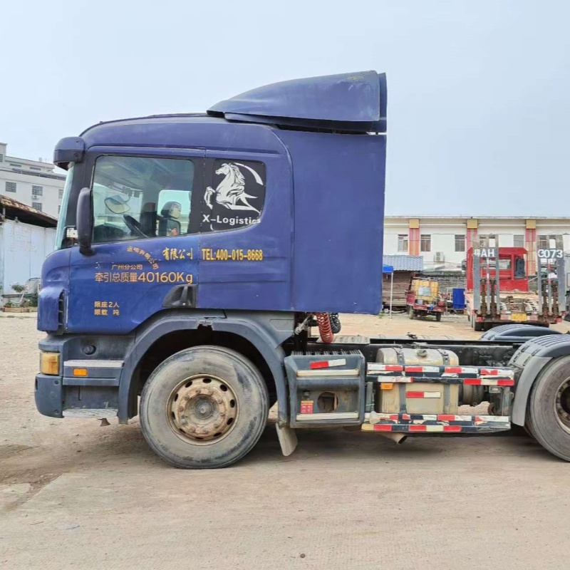 High Quality Tractor Truck of SCANIA P380 6x2 Blue 2009 Manual Tow Tractor