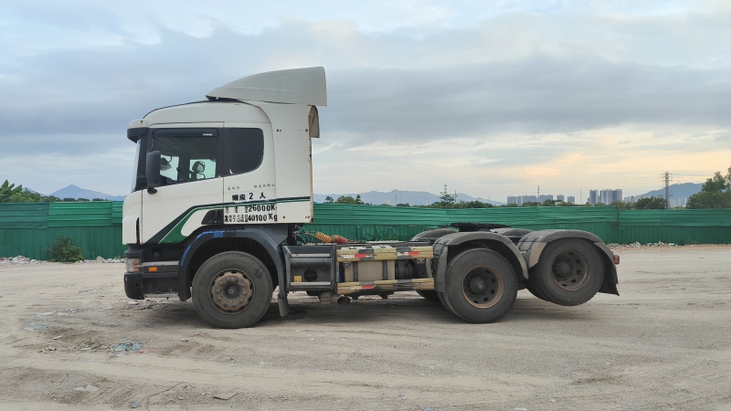 No.53 Second Hand High Quality SCANIAP380 6x2 White Diesel Tractor Truck Used Heavy Cargo Tow Truck