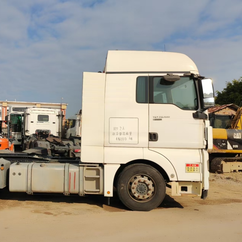 High performance MAN TGX 28.480 2016 6x2 White Used Automatic Tractor Truck