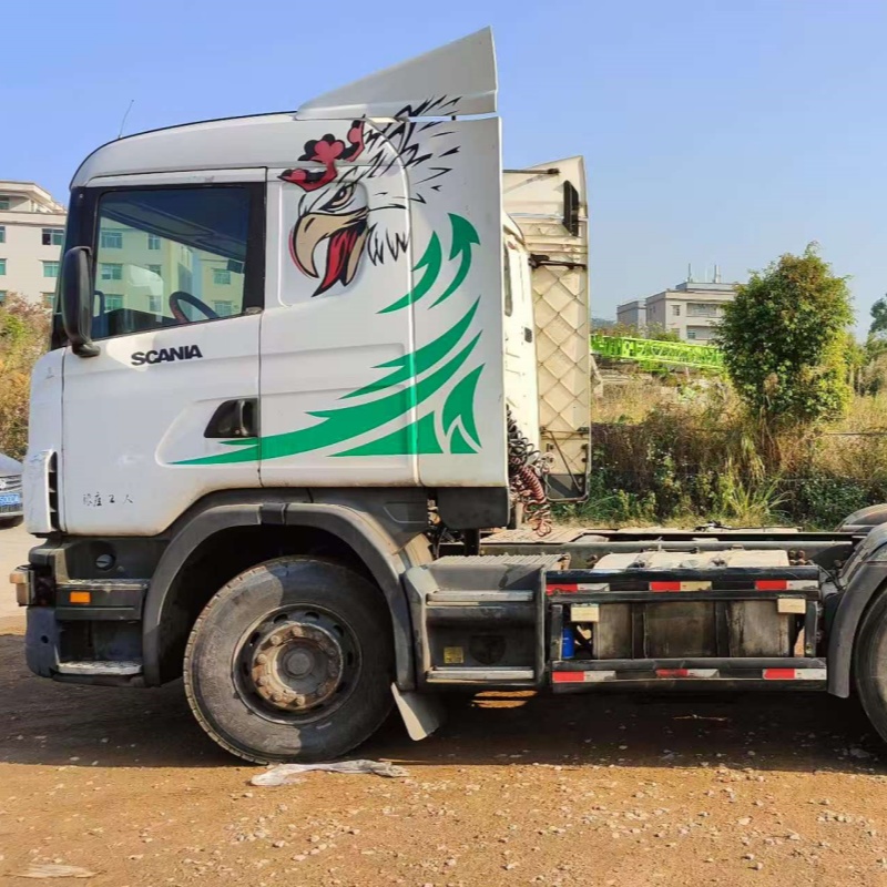 No.17 High performance SCANIA G420 6x2 White Second Hand Heavy Cargo Tow Truck